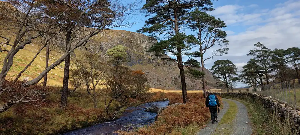 Walking the Bridal Path route in Glenveagh National Park.